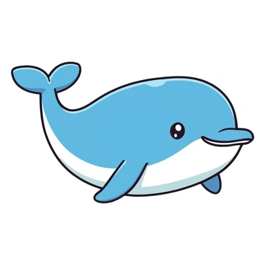 Gay whale  sticker