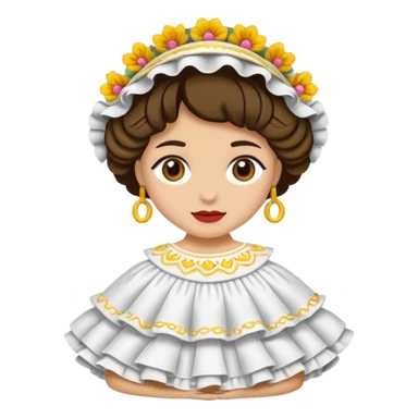 Pollera sticker