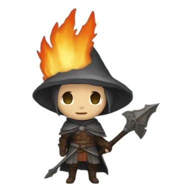 dark souls fire keeper sticker