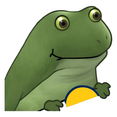 The Denver Nuggets logo on a flag sticker