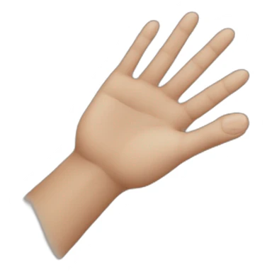 Pointer fingers touching  sticker