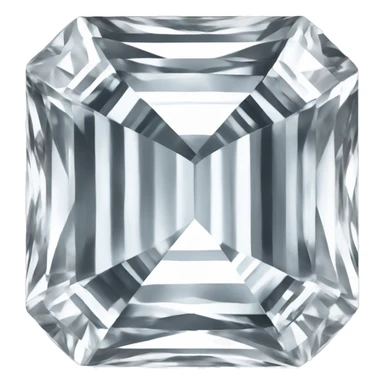 Emerald cut diamond ring  sticker