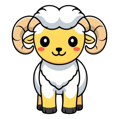 Ram Emoji  sticker