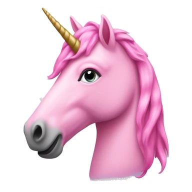 Pink unicorn sticker