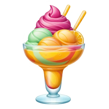 Fruity sorbet sticker