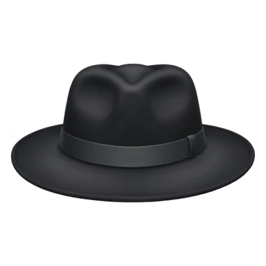 black hat sticker