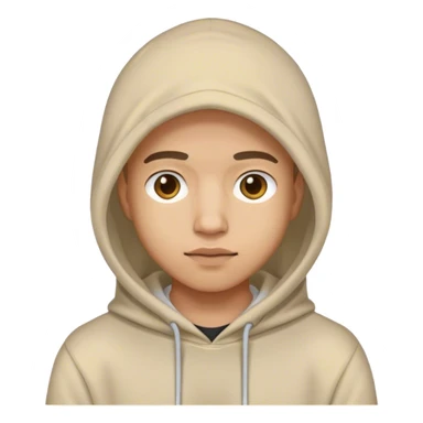 Me wearing a hoodie  sticker