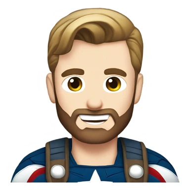 Chris Evans as Captain America sticker