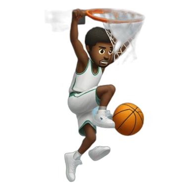 Blank guy dunking sticker