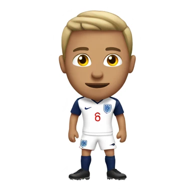 England football player on the wc sticker