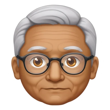 gotee-man-older-glasses-hispanic sticker