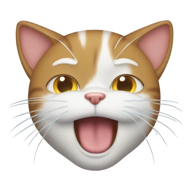 Crying cat emoji sticker
