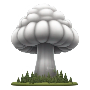 explosion, mushroom cloud sticker