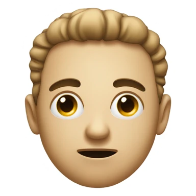 side eye emoji face like every other emoji just one eye at the side looking into me  sticker