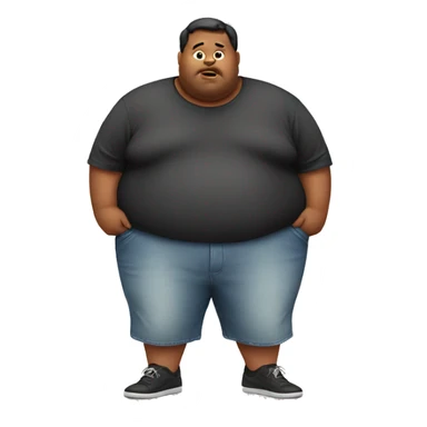 obese  sticker