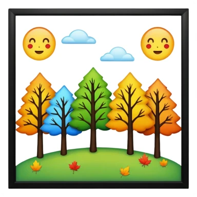 il cambio delle stagioni sticker