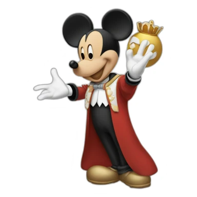 Mickey qui fait un doigt d'honneur sticker