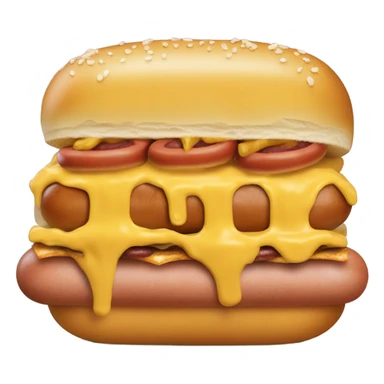 Cheese coney sticker