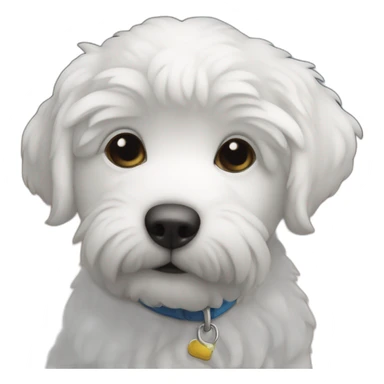 Canichetoy-blanco-cachorro sticker