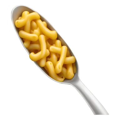 Spoon in macaroni  sticker