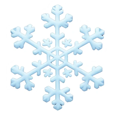 Snowflake sticker