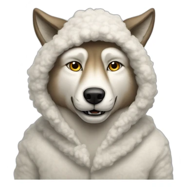 Wolf in sheep's clothing sticker