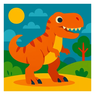 Tyrannosaurus rex sticker