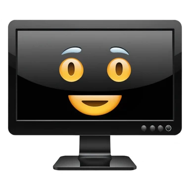Modern computer monitor sticker