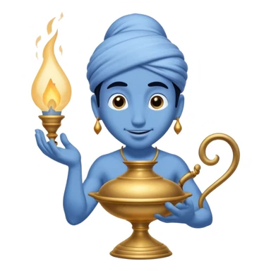 JO HUKUM MERE AAKA ALADDIN JINN EMOJI WHERE JINN COMES FROM IN LAMP sticker