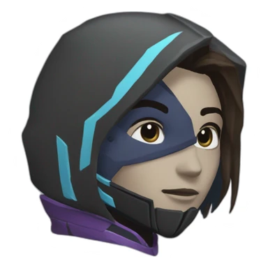 Cute Cayde 6 Destiny hype type sticker