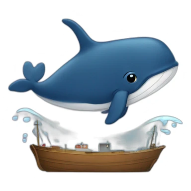 The Docker's whale sticker