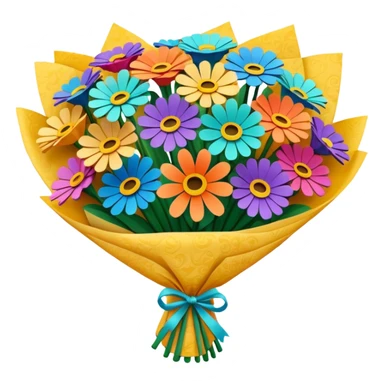 Bouquet Flower Wrap sticker