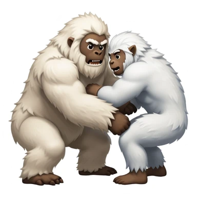 Yeti wrestling sticker