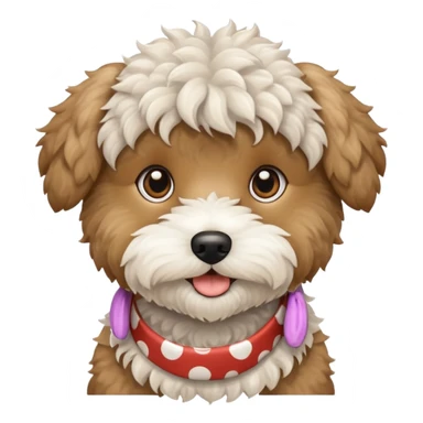 Schnoodle dog sticker