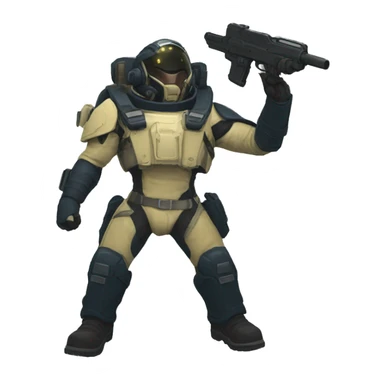 Helldivers salute sticker