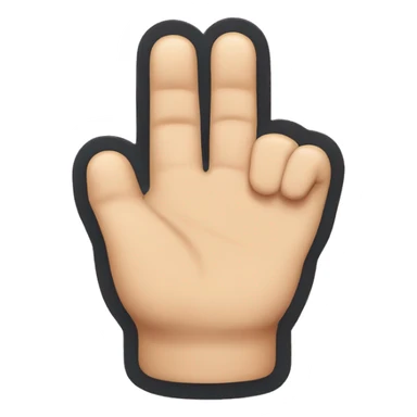index finger clicking top view  sticker