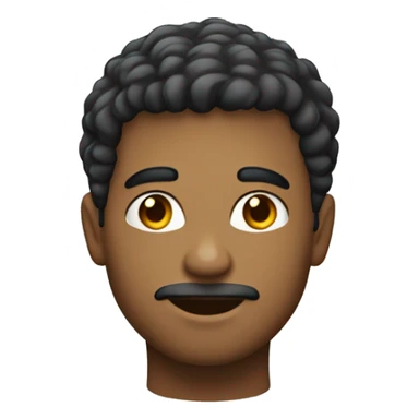 menino beje claro de cabelo curto preto sticker