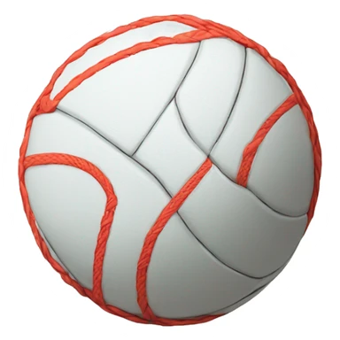 netball ball sticker