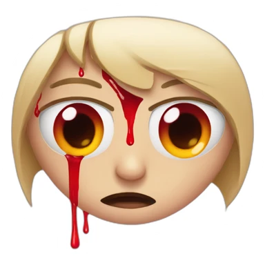 Eyes bleeding sticker