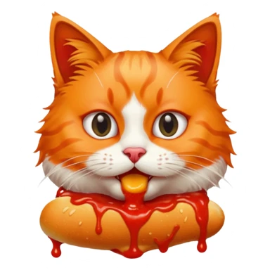 Cats Ketchup  sticker