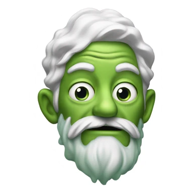 smelly green stink lines wizard sticker