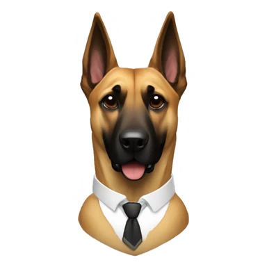 Perro pastor belga malinois sticker