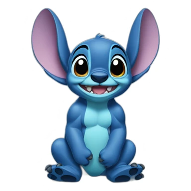 Stitch en Angel Disney sticker
