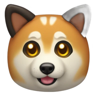 Dice with shiba ears sticker