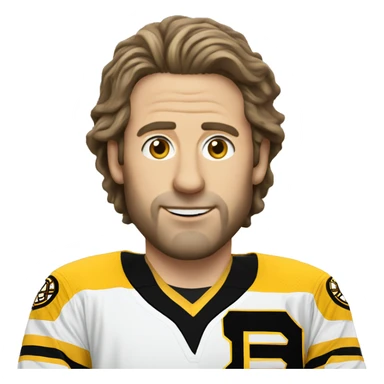 Boston bruins white man  sticker
