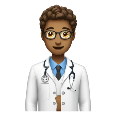 med student talking sticker
