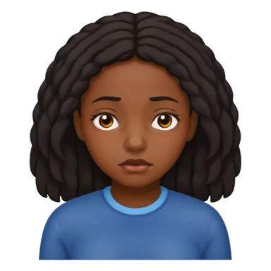 black girl tired sticker