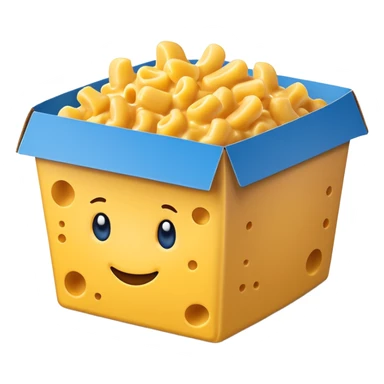 kraft mac n cheese box sticker