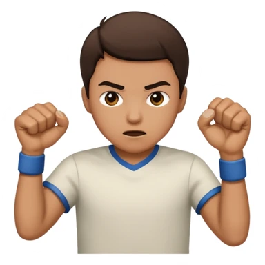 L emoticon deve  tirare uno schiaffo al rovescio  sticker