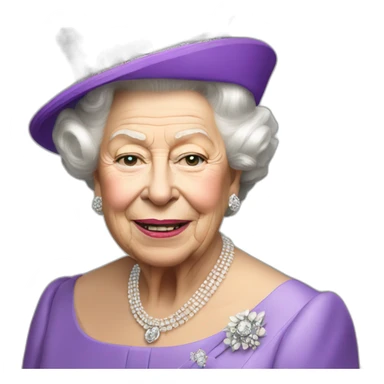 Queen Elizabeth II sticker